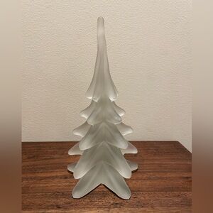 Frosted Glass Christmas Tree 8 1/2”